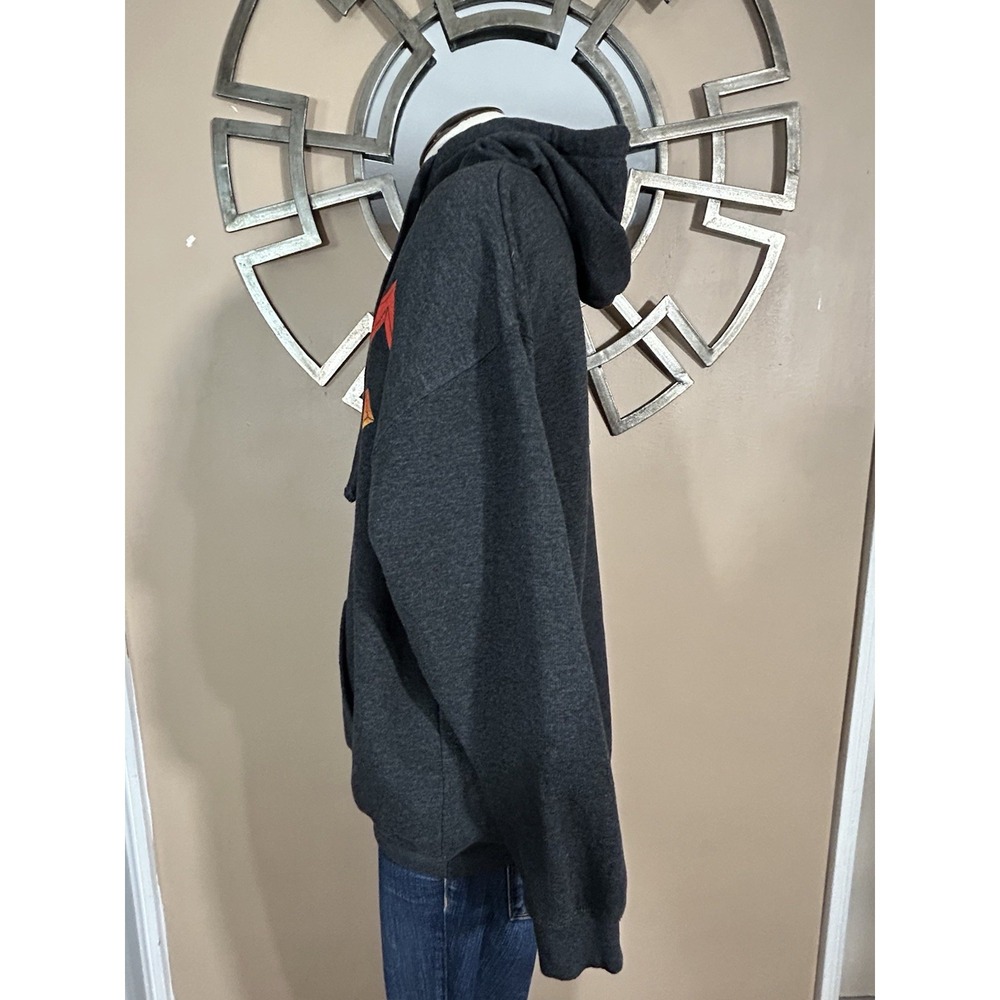 AC DC Hooded Pullover Sweatshirt Hoodie XL Grey Big Logo - Picture 5 of 12